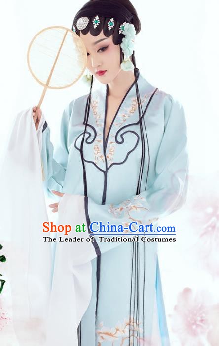 Traditional Chinese Beijing Opera Actress Costume, China Ancient Palace Lady Embroidered Hanfu Clothing