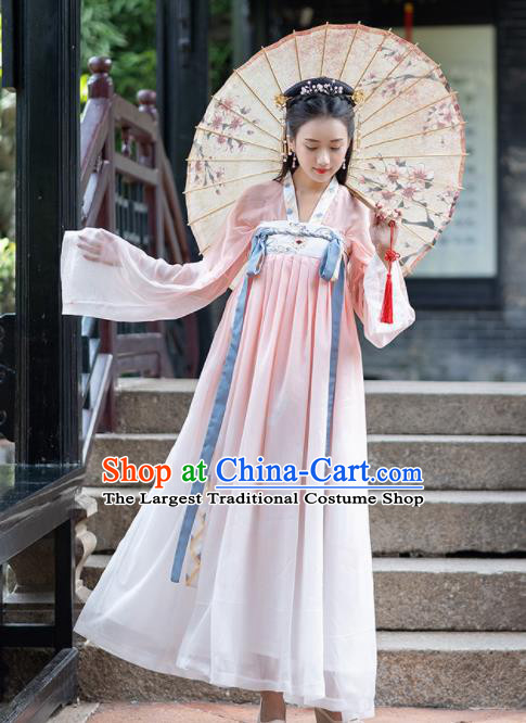 Ancient Chinese Tang Dynasty Princess Hanfu Dress Historical Costume for Women