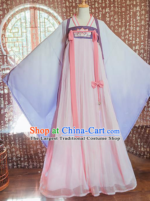 Chinese Traditional Cosplay Princess Costumes Ancient Swordswoman Hanfu Dress for Women