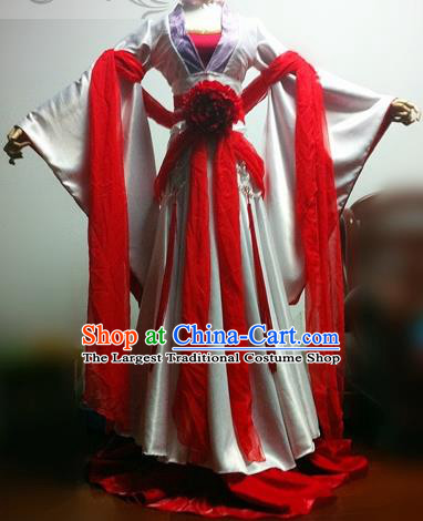 Top Grade Cosplay Fairy Costumes Chinese Ancient Princess Dress for Women