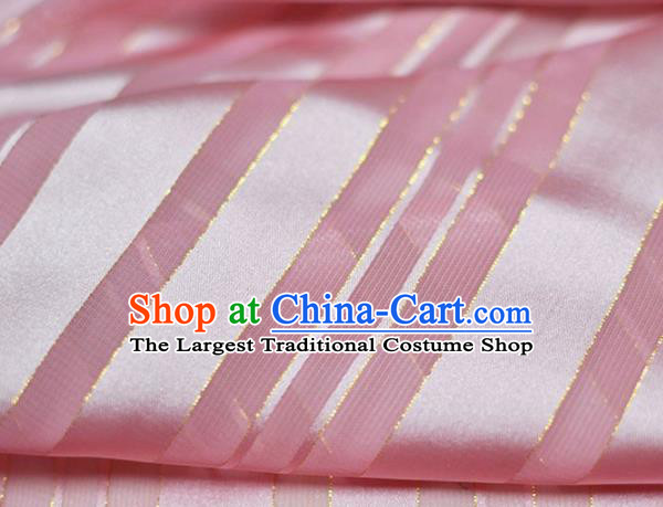 Asian Chinese Fabric Traditional Pattern Design Pink Brocade Fabric Chinese Costume Silk Fabric Material