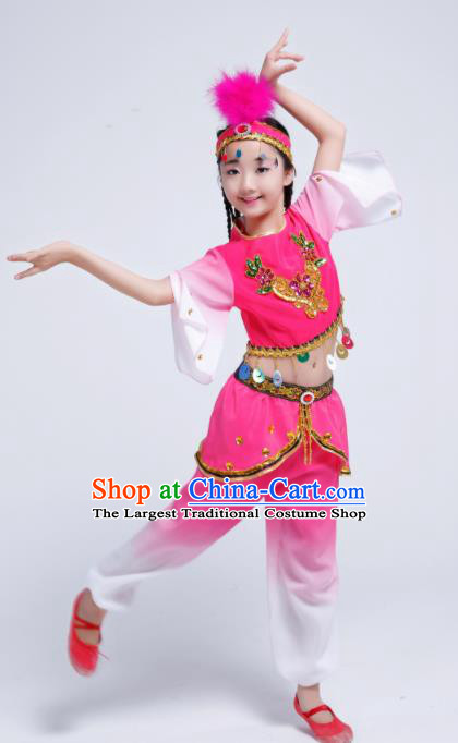 Traditional Chinese Fan Dance Folk Dance Costume Classical Yangko Dance Classical Dance Dress