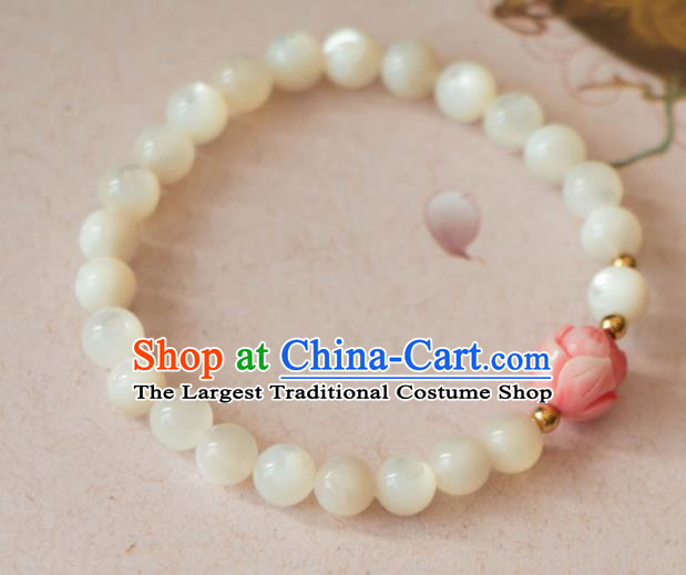 Traditional Chinese Handmade Bangle Ancient Agate Bracelet Accessories for Women