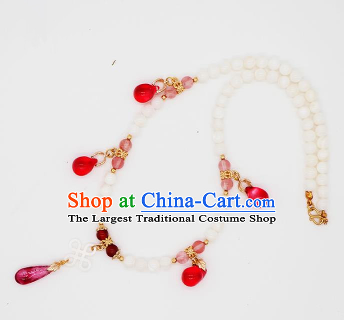 Traditional Chinese Handmade Necklace Ancient Shell Necklet Accessories for Women