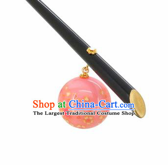 Japanese Traditional Hair Accessories Ancient Courtesan Kimono Pink Hairpins for Women