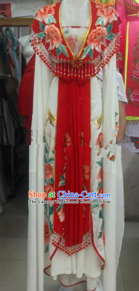Chinese Traditional Beijing Opera Diva Dress Ancient Palace Princess Embroidered Costumes for Rich