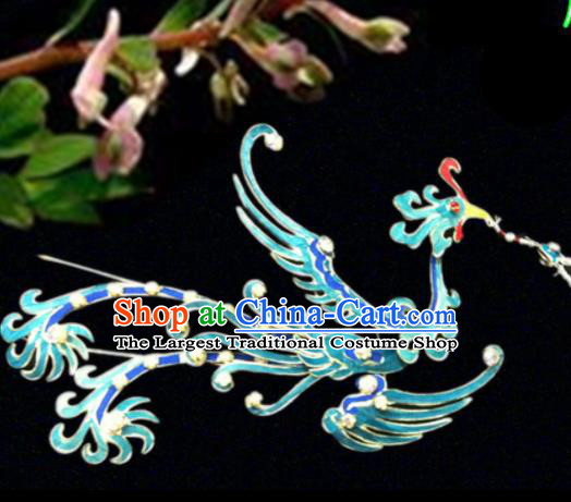 Chinese Traditional Ancient Princess Phoenix Hairpins Beijing Opera Hair Accessories for Women