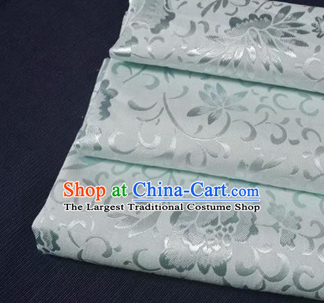 Chinese Royal Brocade Palace Style Traditional Lotus Pattern Design Silk Fabric Chinese Fabric Asian Material