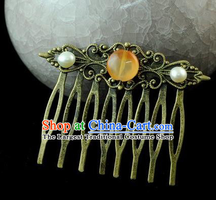 Chinese Traditional Hair Comb Hair Accessories Ancient Palace Classical Hairpins for Women