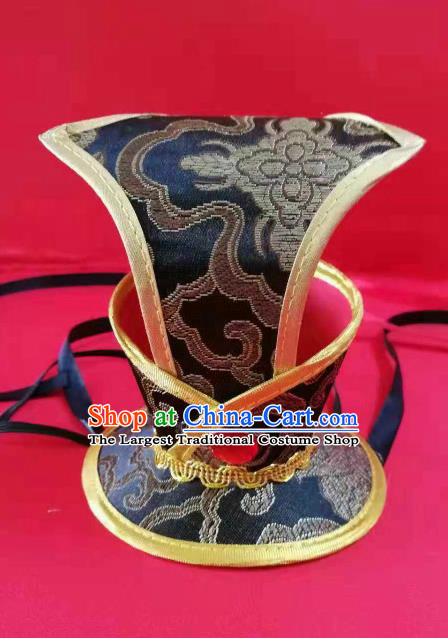 Chinese Traditional Han Dynasty Hair Accessories Ancient Minister Classical Dance Headwear for Men