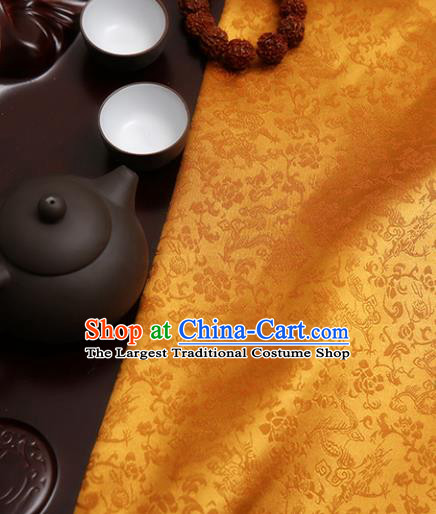 Chinese Traditional Brocade Classical Pattern Design Tang Suit Silk Fabric Material Satin Drapery