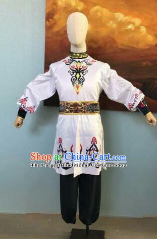 Traditional Chinese Uyghur Nationality Costumes Uigurian Folk Dance Ethnic Clothing for Men