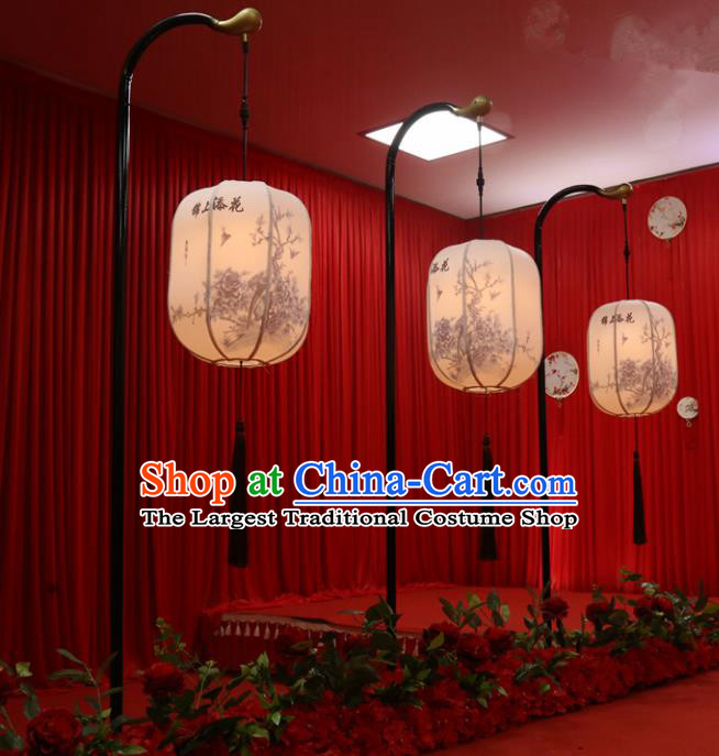Chinese Traditional Palace Lantern Desk Lamp Ceiling LED Light