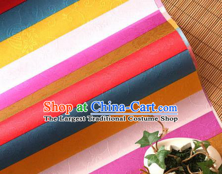 Asian Traditional Korean Fashion Hanbok Brocade Fabric Silk Fabric Material
