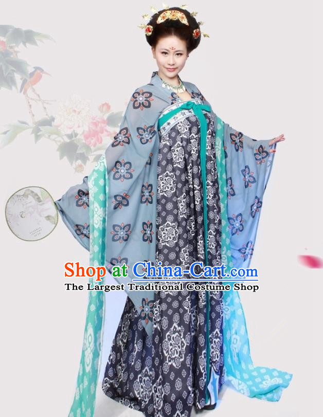 Chinese Ancient Imperial Consort Historical Costumes Tang Dynasty Court Maid Hanfu Dress for Women