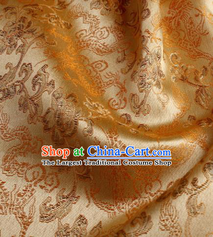 Chinese Traditional Flower Silk Fabric Brocade Embroidered Fabric Dress Material