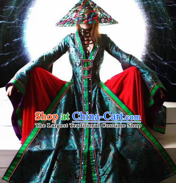Top Grade Halloween Costumes Stage Performance Cosplay Queen Full Dress for Women
