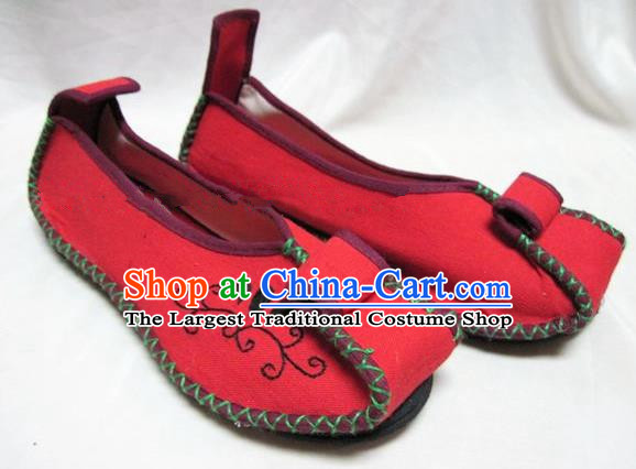 Asian Chinese Shoes Wedding Shoes Traditional Red Hanfu Shoes Embroidered Shoes for Women