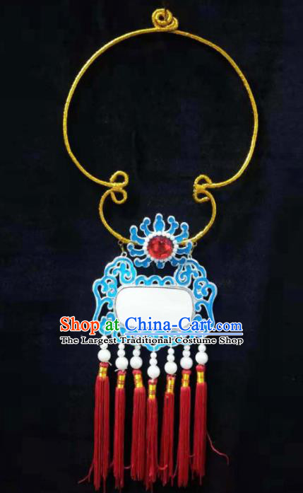 Traditional Chinese Beijing Opera Niche Accessories Ancient Crown Prince Necklace for Men