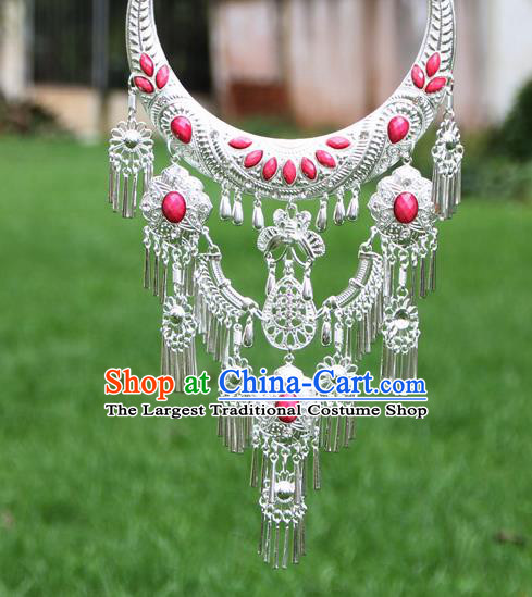 Chinese Traditional National Ethnic Necklace Tassel Necklet Jewelry Accessories for Women