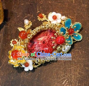 Asian Chinese Traditional Handmade Brooch Jewelry Accessories Palace Lady Breastpin for Women