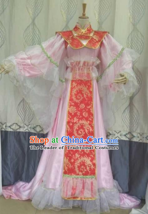 China Ancient Cosplay Costume Palace Princess Fancy Dress Traditional Hanfu Clothing for Women