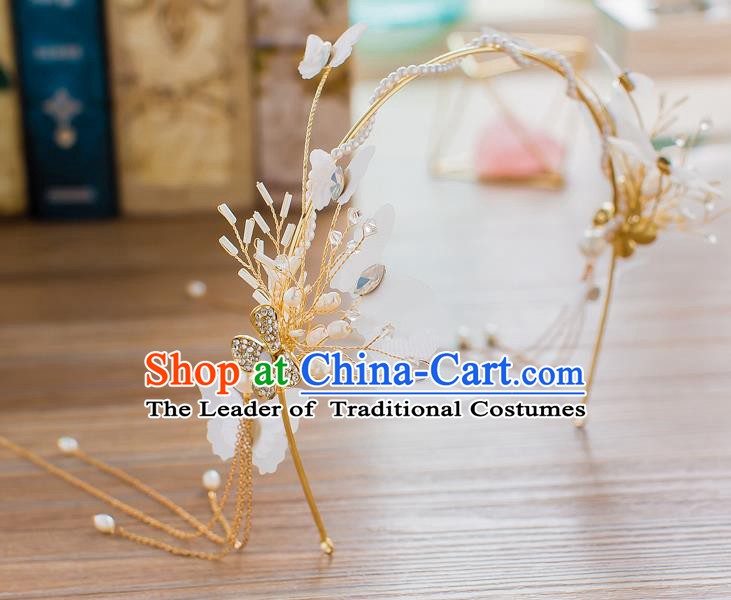 Handmade Classical Wedding Hair Accessories Bride Hair Clasp Crown for Women