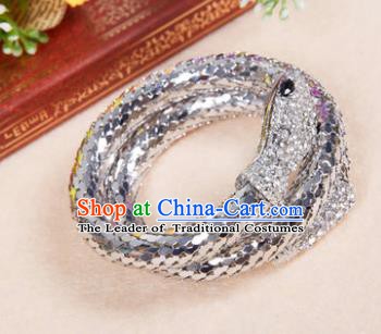 Indian Bollywood Belly Dance Accessories Argent Bracelet for Women