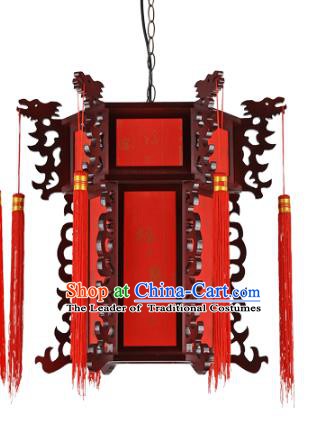 Top Grade Handmade Red Palace Lanterns Traditional Chinese Lantern Ancient Ceiling Lanterns