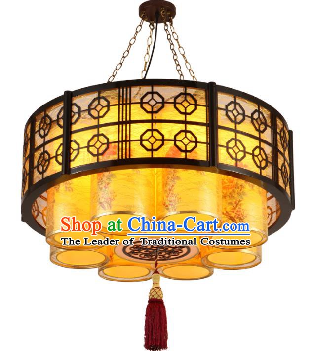 Top Grade Handmade Palace Lanterns Traditional Chinese New Year Lantern Ancient Ceiling Lanterns