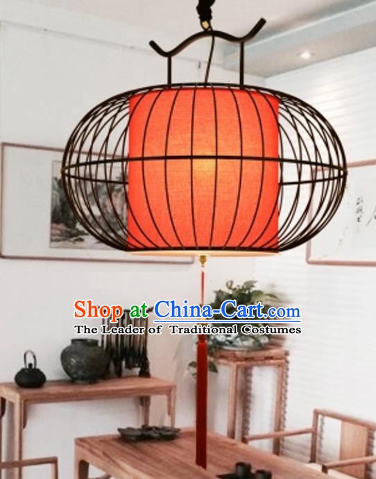 Top Grade Handmade Lanterns Traditional Chinese Red Hanging Palace Lantern Ancient Ceiling Lanterns
