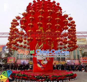 Handmade China New Year Lamplight Decorations LED Lamp Lantern Festival Lights Tree