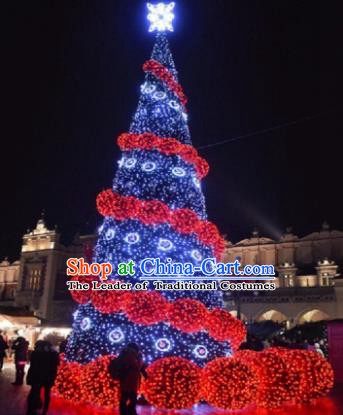 Traditional Christmas Tree Lights Stage Display Decorations Lamplight LED Lanterns