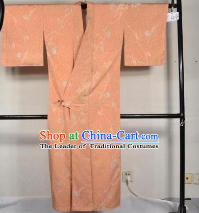 Japan Traditional Kimonos Costume Pink Yukata Dress Japanese Furisode Kimono for Women