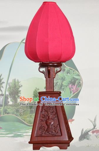 Handmade Traditional Chinese Lantern Desk Lamp Red Silk Lanern New Year Lantern