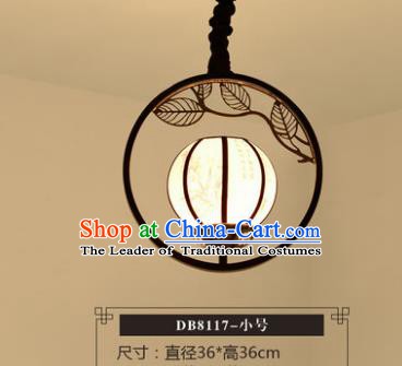 Asian China Traditional Handmade Lantern Round Ceiling Lamp Ancient Palace Lanern