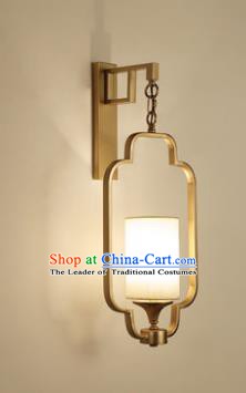 Handmade Traditional Chinese Lantern China Style Golden Wall Lamp Electric Palace Lantern