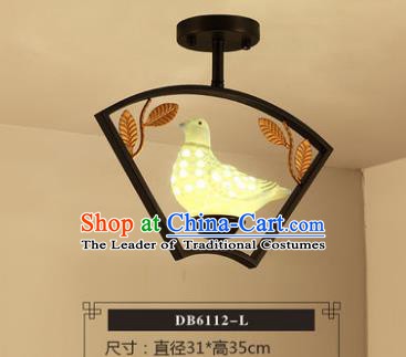 Traditional Chinese Handmade Lantern Classical Pigeon Ceiling Lamp Ancient Lanern