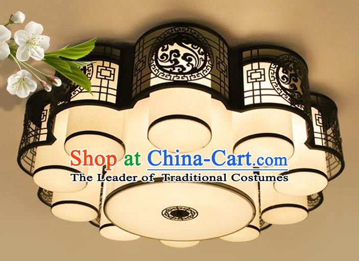 Traditional China Hand Carving Lantern Ancient Lanterns Palace Ceiling Lamp