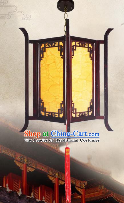 Chinese Handmade Hanging Lantern Traditional Palace Parchment Ceiling Lamp Ancient Lanterns