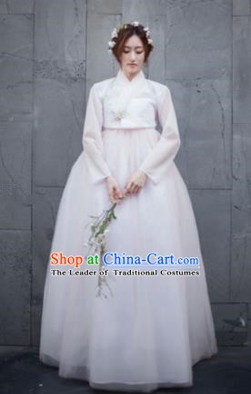 Korean Traditional Handmade Palace Hanbok Dress Fashion Apparel Bride Costumes for Women