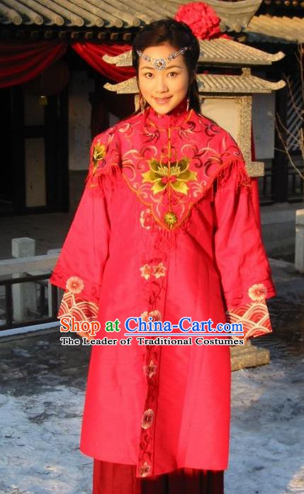 Ancient Chinese Ming Dynasty Princess Replica Costume Palace Lady Wedding Clothing for Women