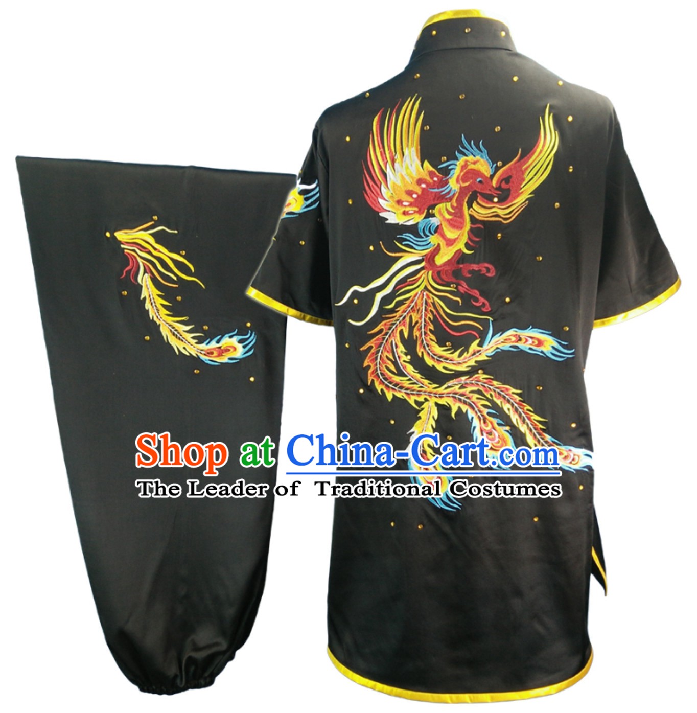Top Changquan Nanquan Long Fist Southern Fist Phoenix Embroidery Best and the Most Professional Kung Fu Martial Arts Clothing Competition Dresses