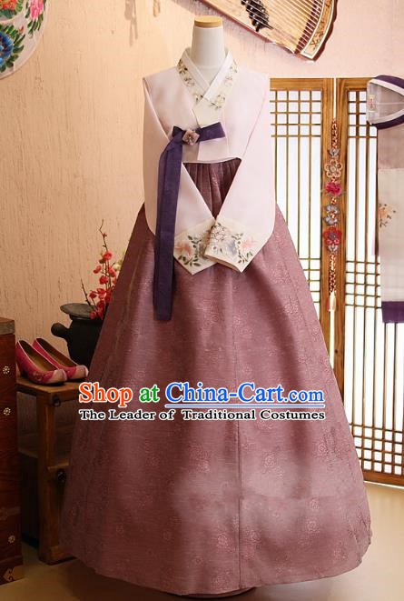 Korean Traditional Hanbok Bride Dress Ancient Formal Occasions Fashion Apparel Costumes for Women