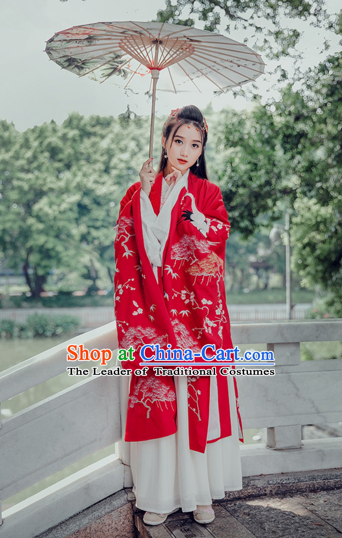 Top Traditional Hanfu Dress Embroidered Crane Clothing Daxiushan Formal Wear of Royal Chinese Women