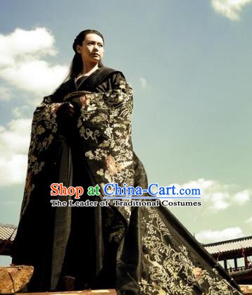 Ancient Chinese Warring States Period Wei State Princess Jinshu Hanfu Embroidered Replica Costume for Women