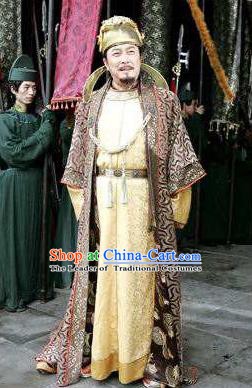 Chinese Ancient Emperor Taizong of Tang Dynasty Li Shimin Replica Costume for Men