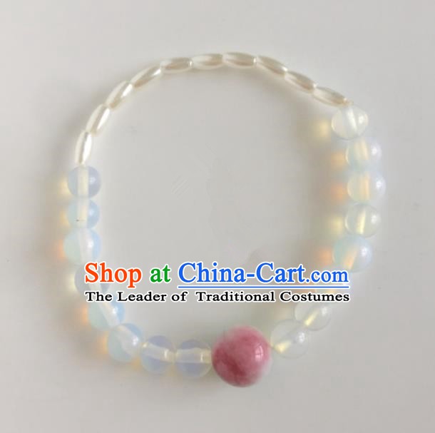 Traditional Chinese Ancient Jewelry Accessories Crystal Beads Bracelets for Women