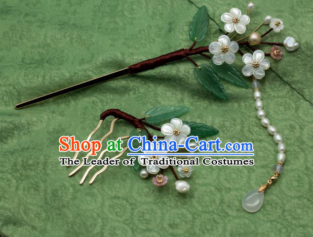Traditional Chinese Ancient Hair Accessories Handmade Tassel Hairpins for Women