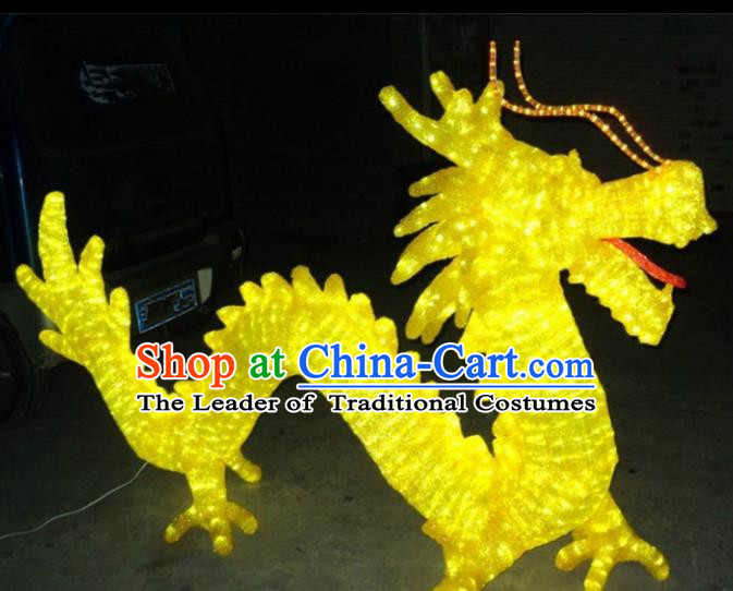 Traditional Handmade Chinese Dragon Electric LED Lights Lamps Lamp Decoration